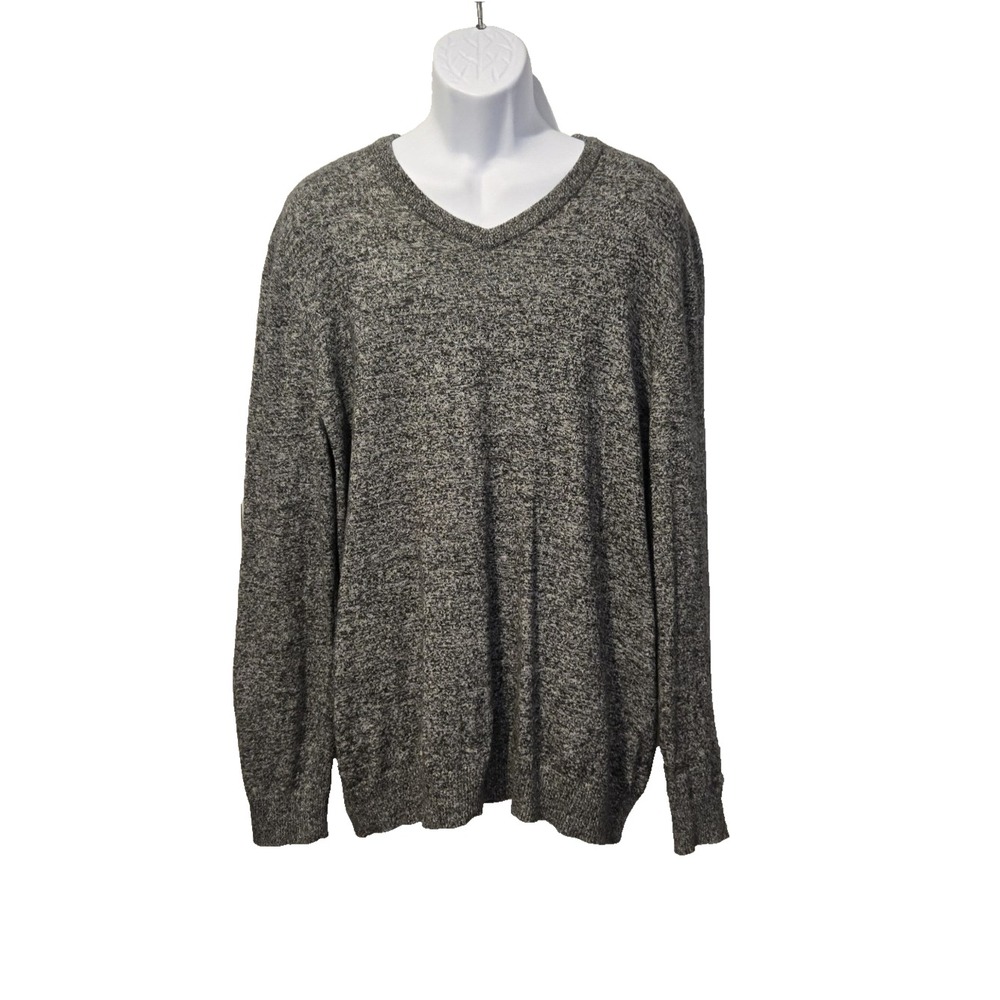 Hawker Rye Men's Sweater Lightweight Long Sleeve V-neck Cashmere Blend Size XL